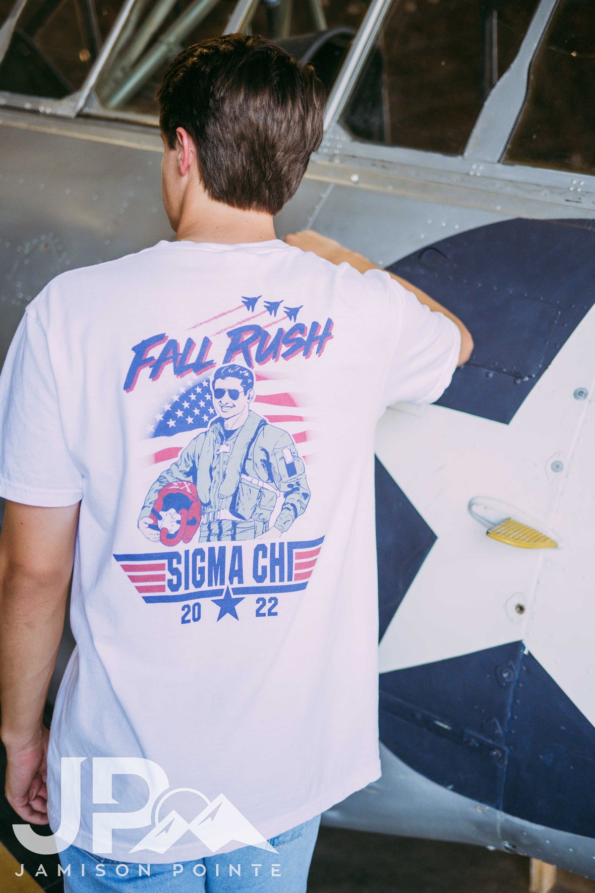 Sigma Chi Top Gun Fall Rush Tshirt