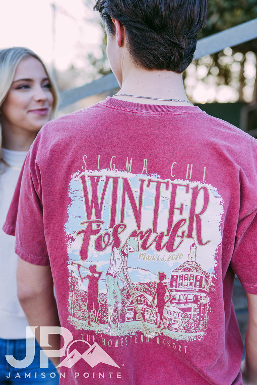 Sigma Chi Winter Formal Skeleton Golf Tee