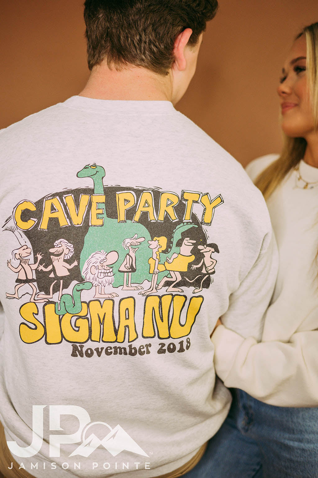 Sigma Nu Cave Party Crewneck Sweatshirt