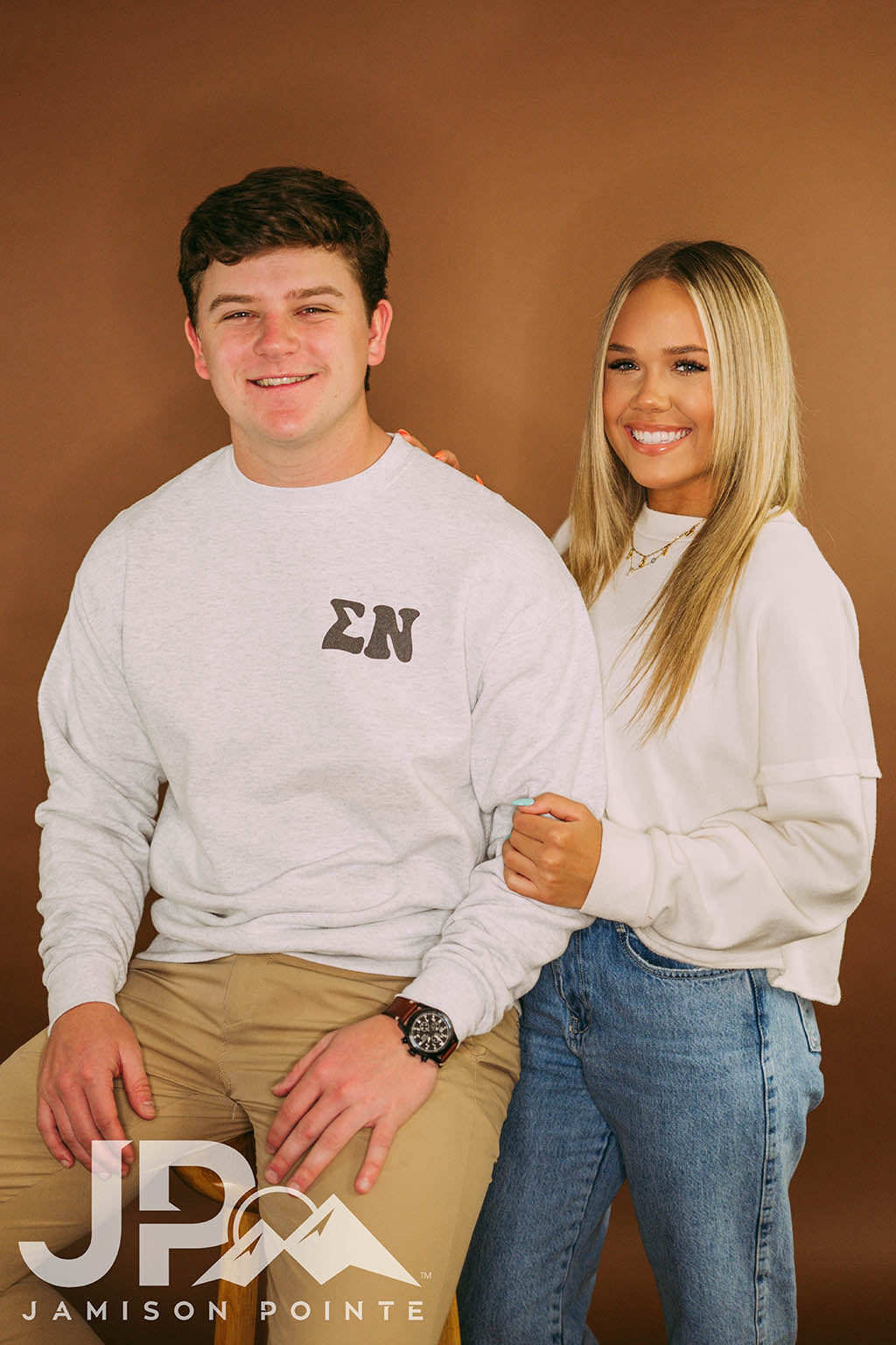 Sigma Nu Cave Party Crewneck Sweatshirt