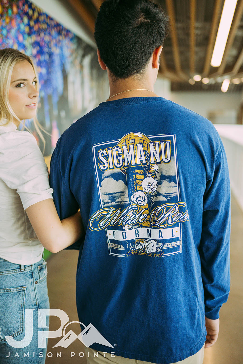 Sigma Nu White Rose Formal Tee