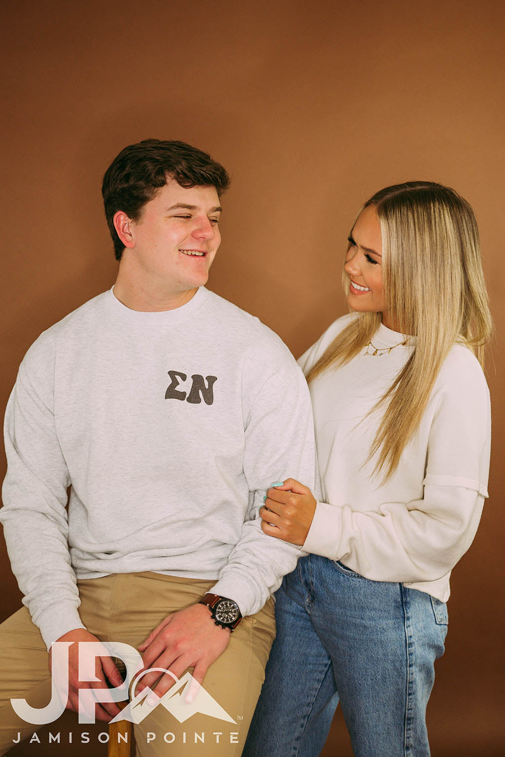 Sigma Nu Cave Party Crewneck Sweatshirt