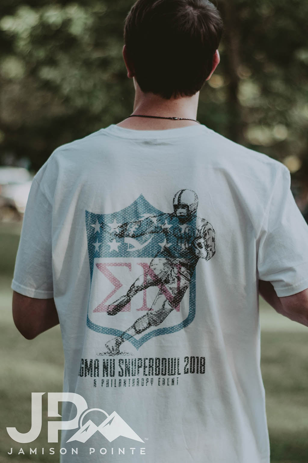 Sigma Nu Philanthropy Football Tee