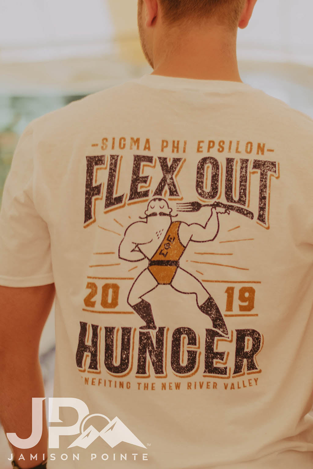 Sigma Phi Epsilon Philanthropy Flex Out Hunger Tee