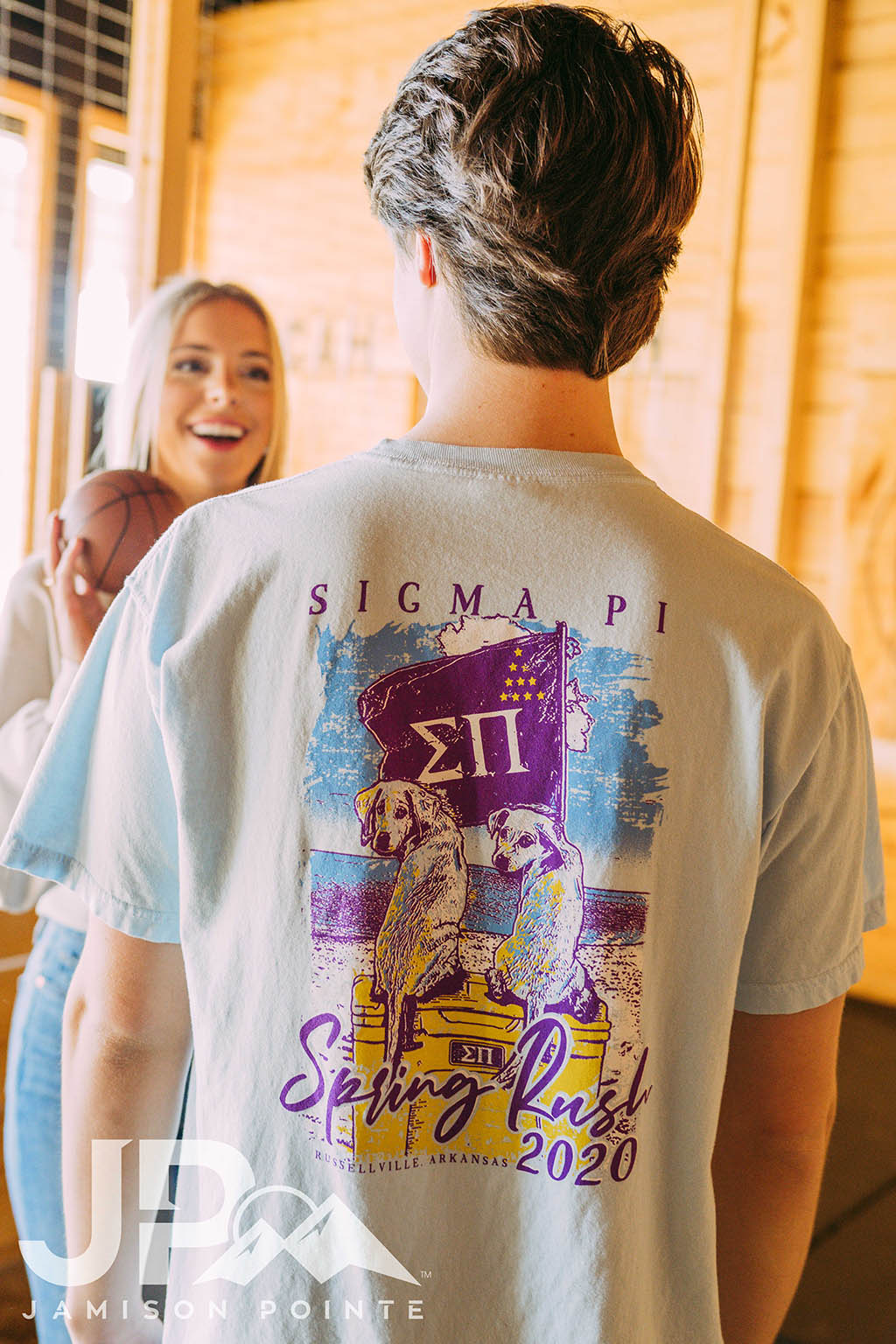 Sigma Pi Spring Rush Puppy Beach Tee