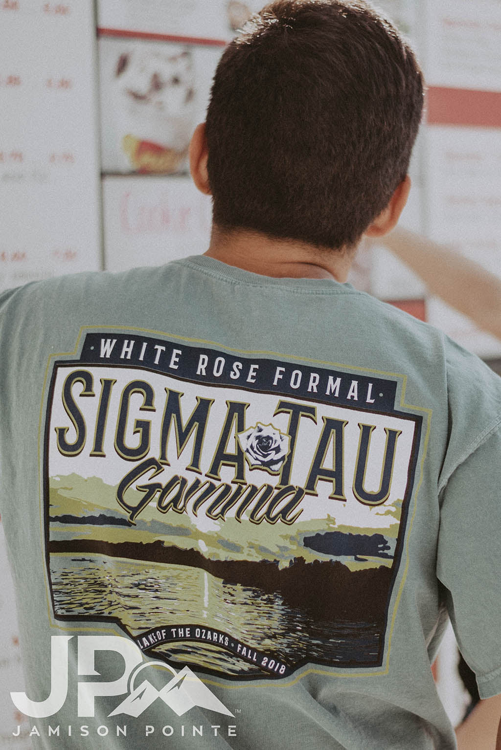 Sigma Tau Gamma White Rose Formal Lake Tee