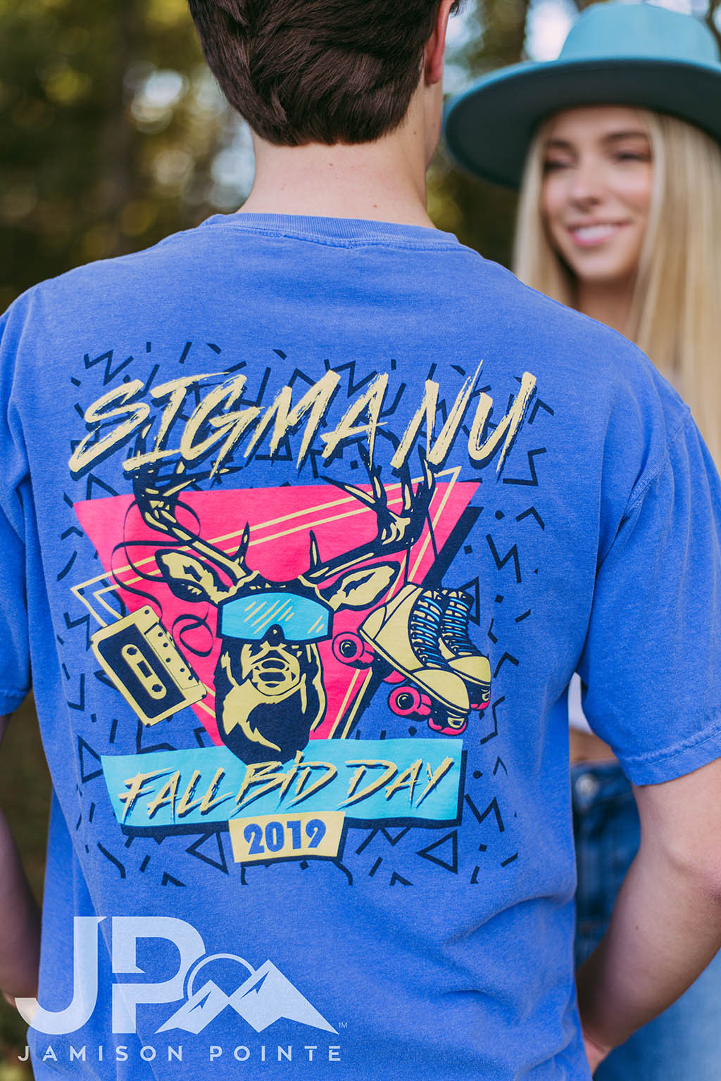 Sigma Nu Fall Bid Day Retro Buck Tee