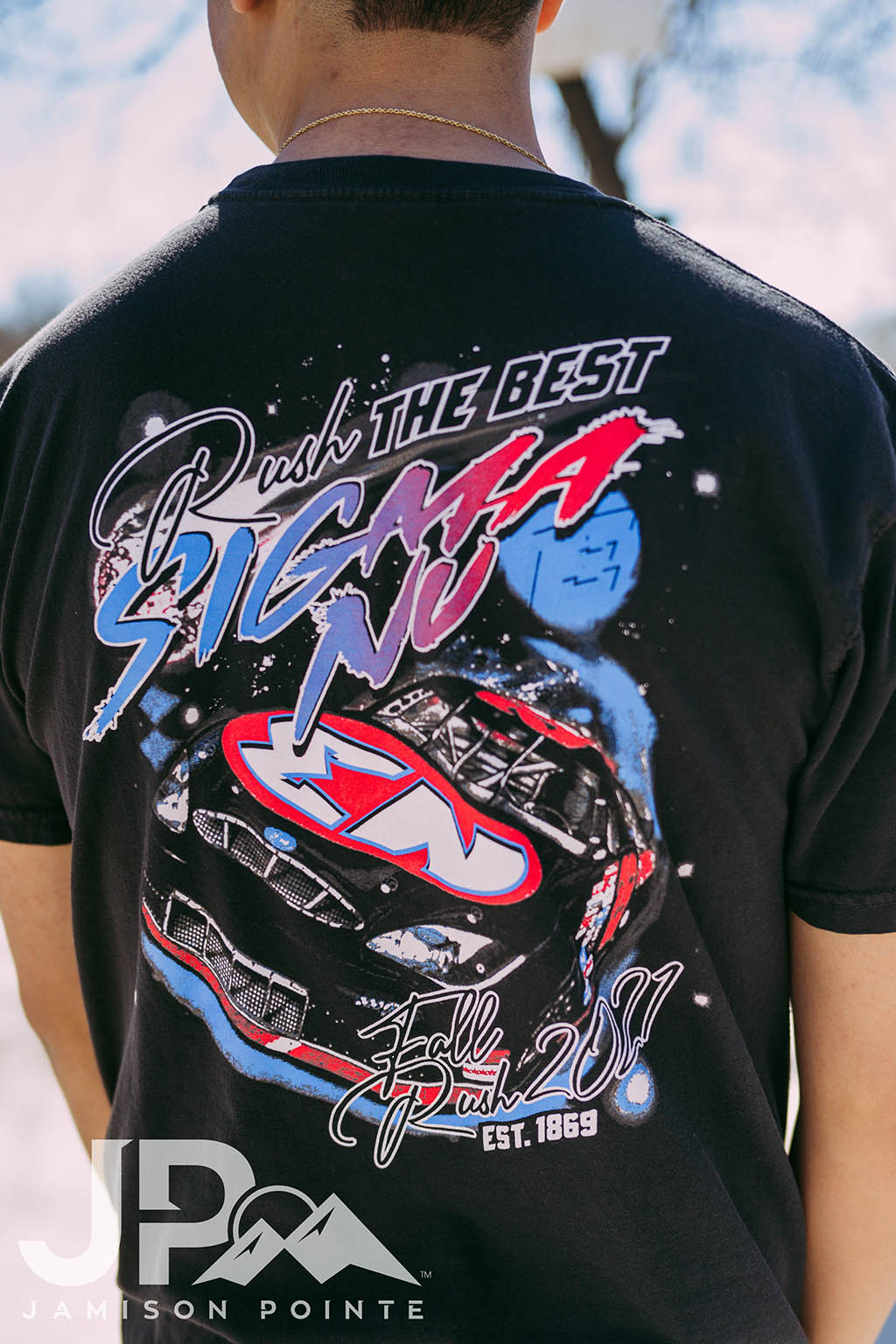 Sigma Nu Fall Rush Nascar Tee