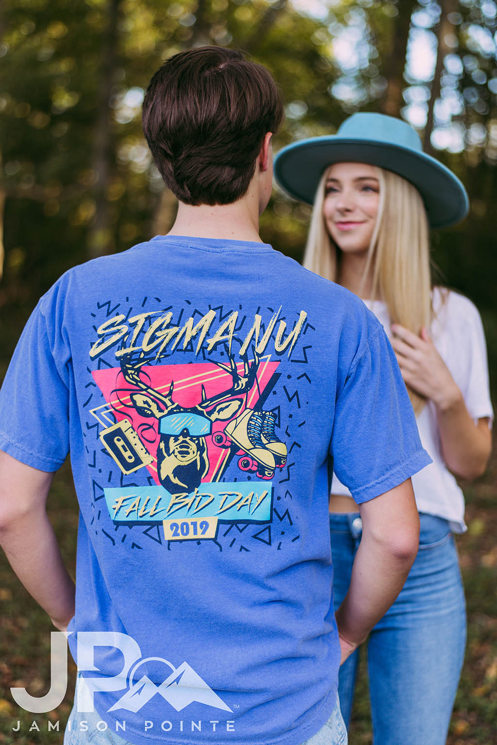 Sigma Nu Fall Bid Day Retro Buck Tee