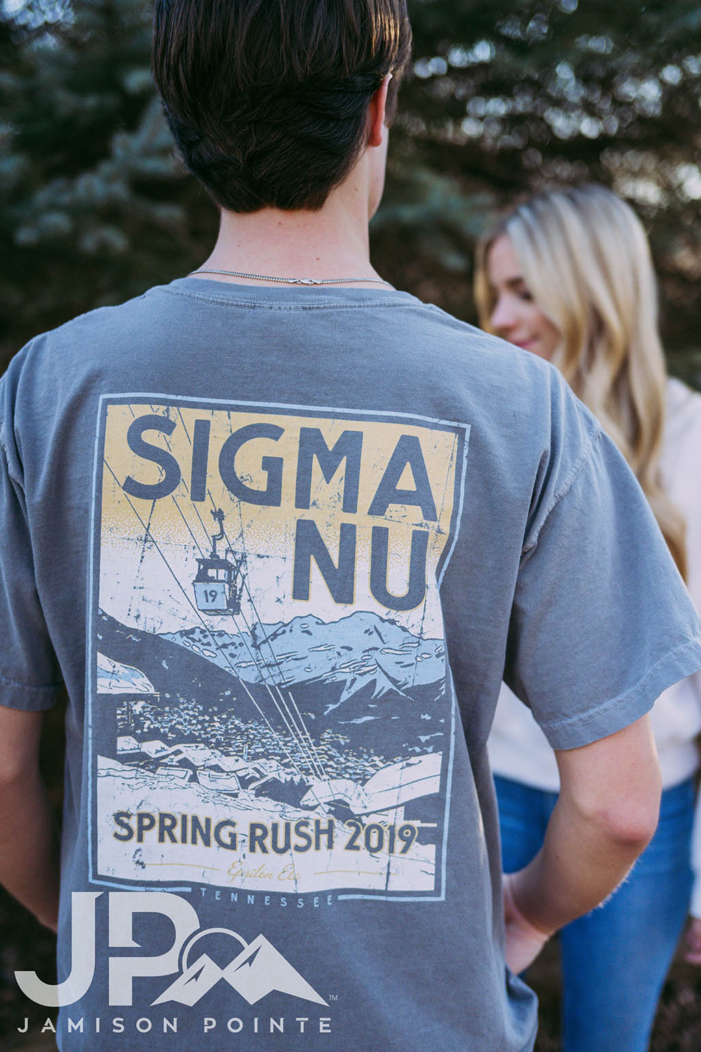 Sigma Nu Spring Rush Ski Lift Tee