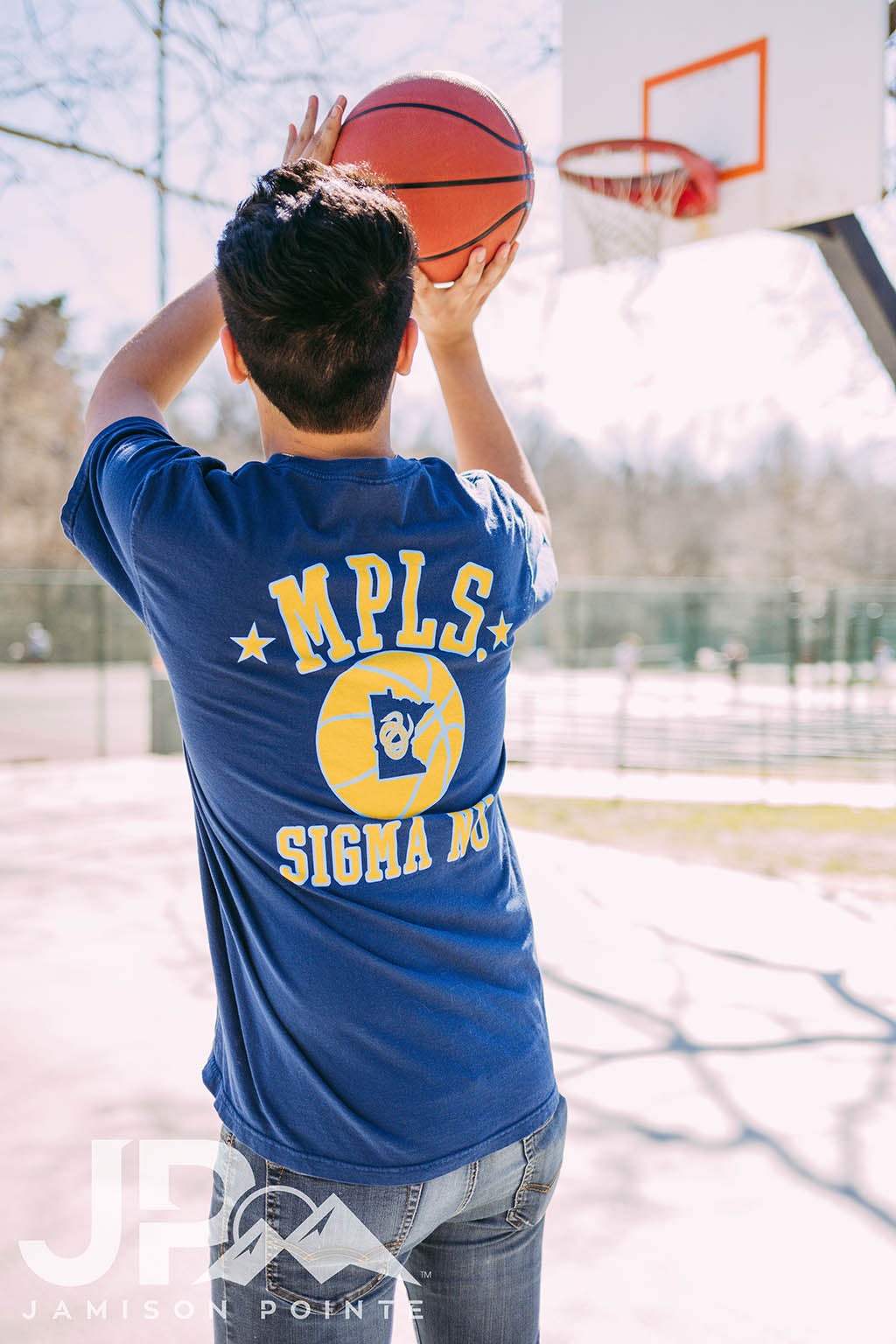 Sigma Nu Fall Rush Basketball Tee