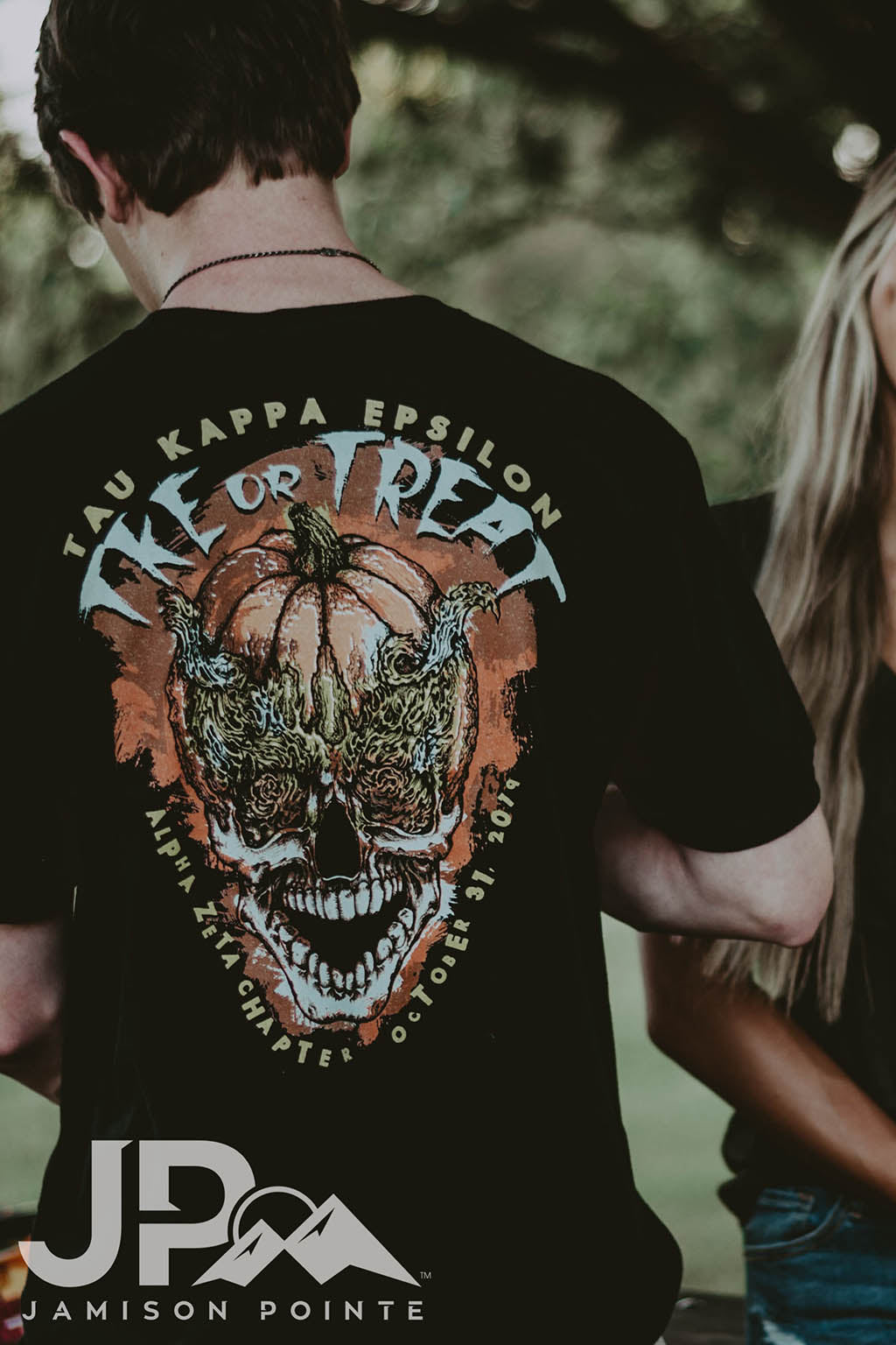 Tau Kappa Epsilon Halloween Skull Tee