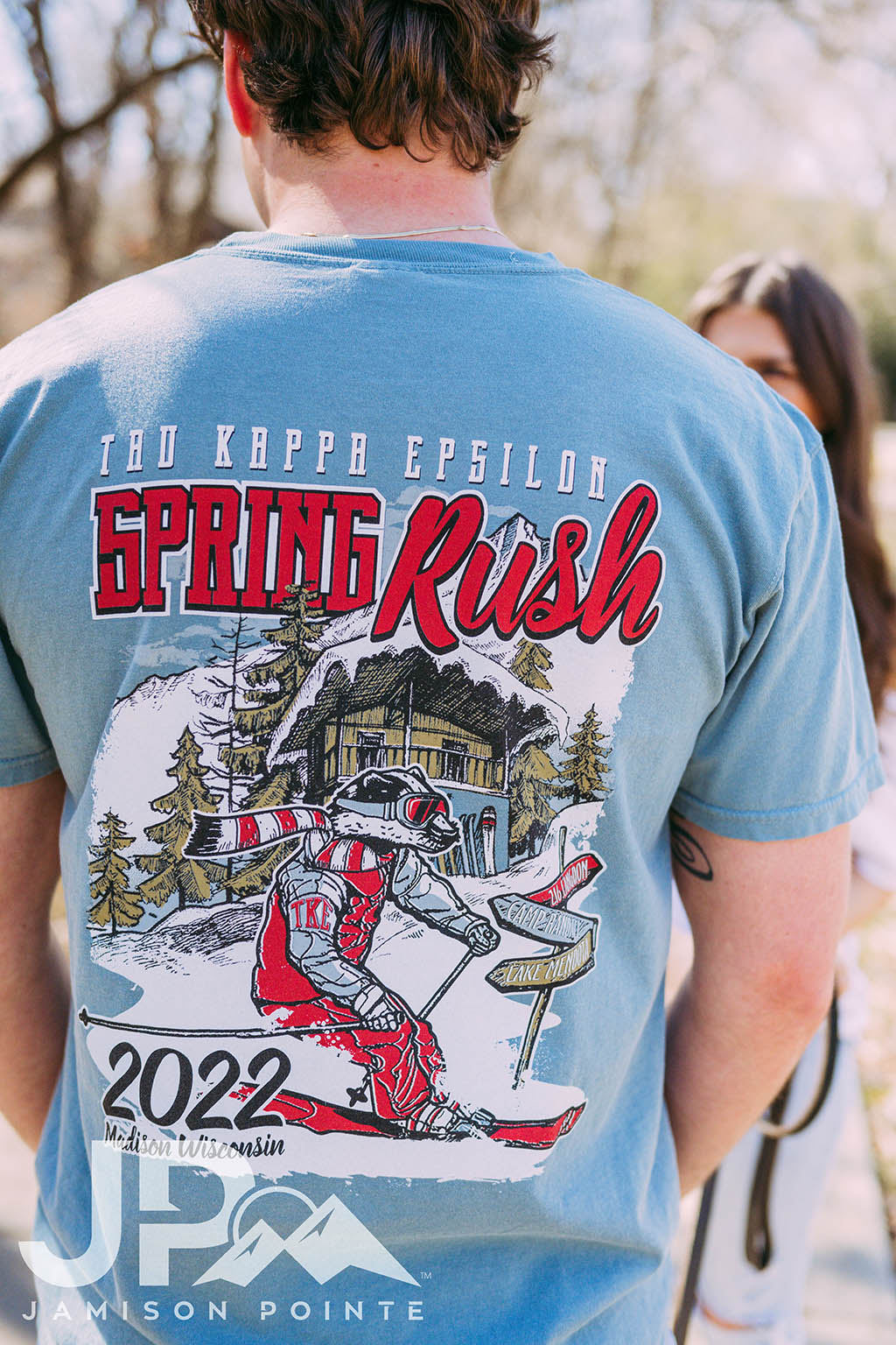 Tau Kappa Epsilon Spring Rush Badger Ski Tee