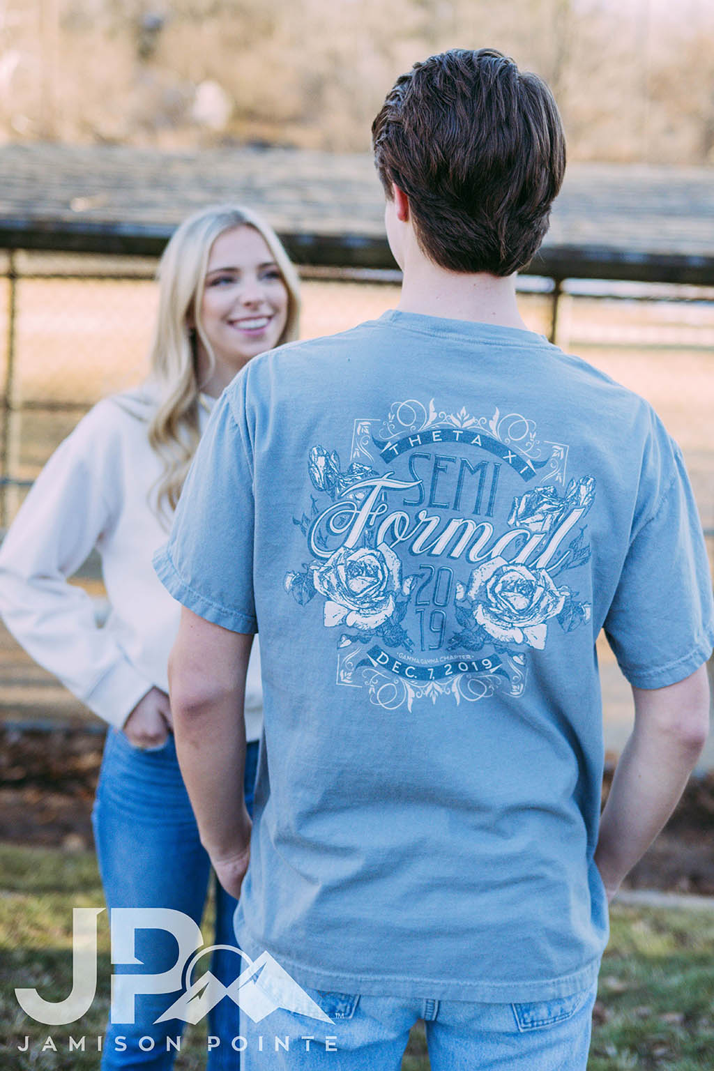 Theta Xi Semi-Formal Rose Tee