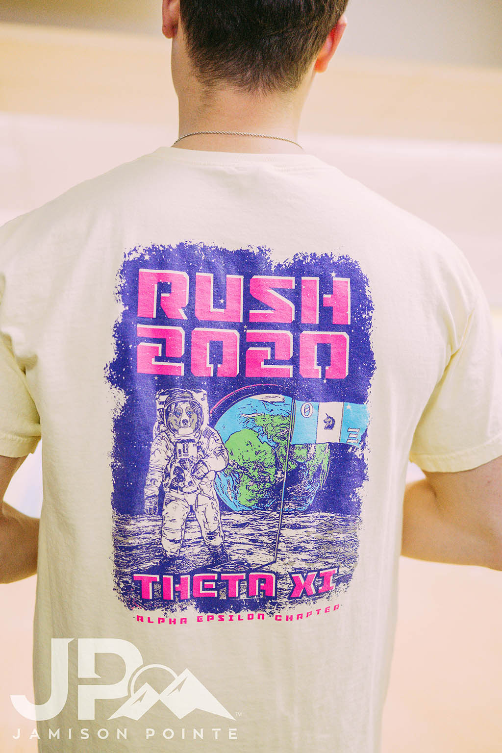 Theta Xi Space Dog Rush Tee