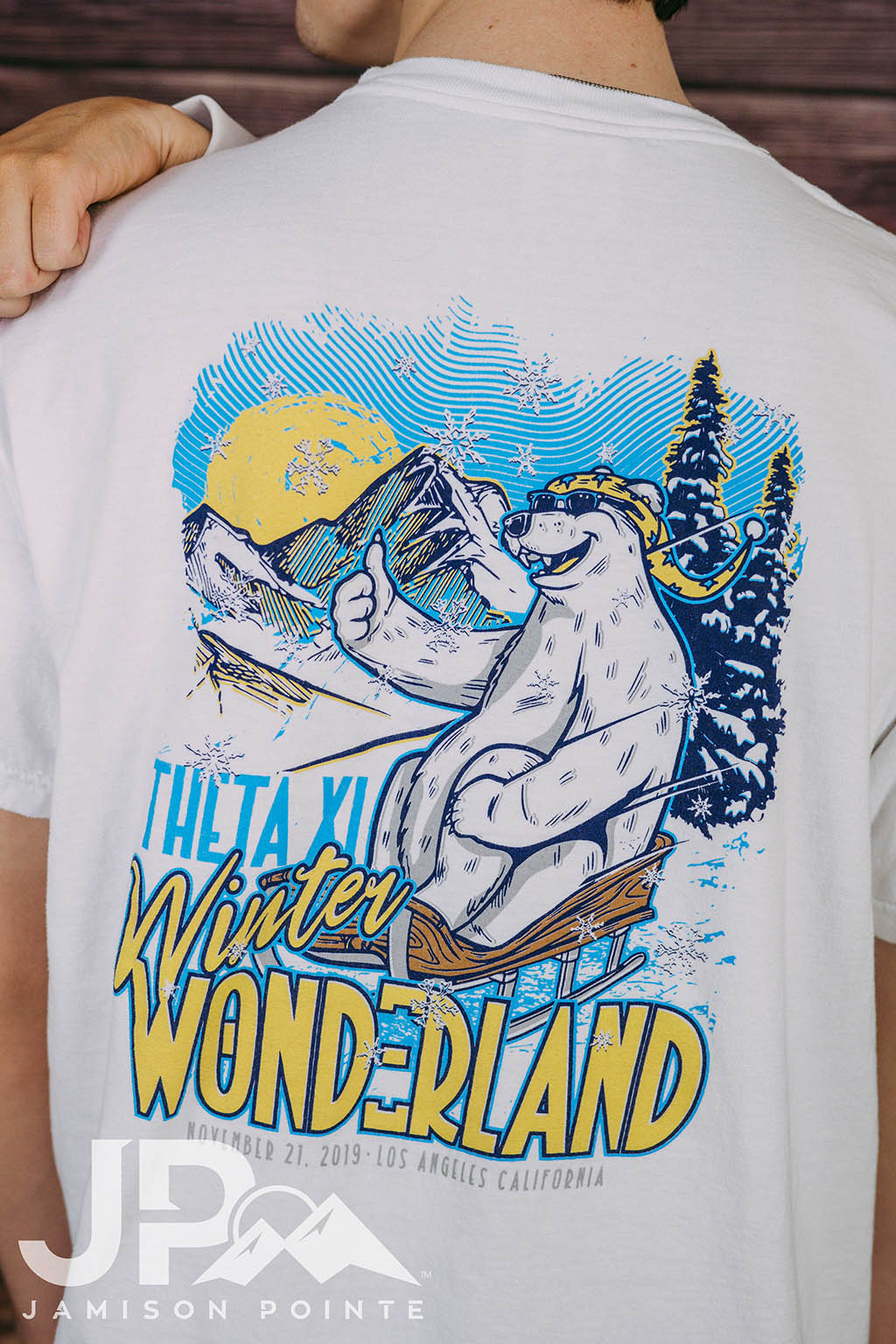 Theta Xi Ski Trip Winter Wonderland Tee