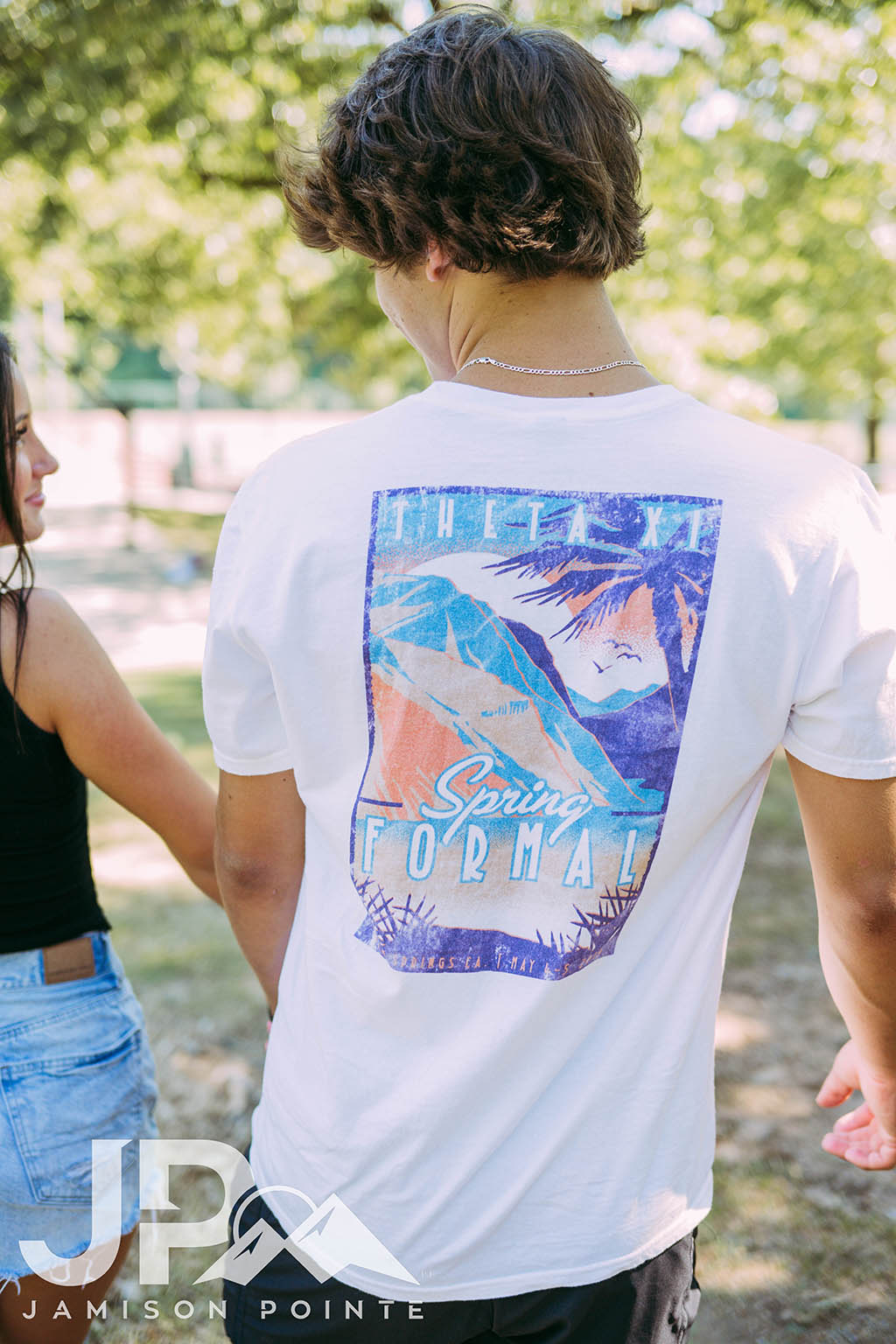 Theta Xi Spring Formal Sunset Tee